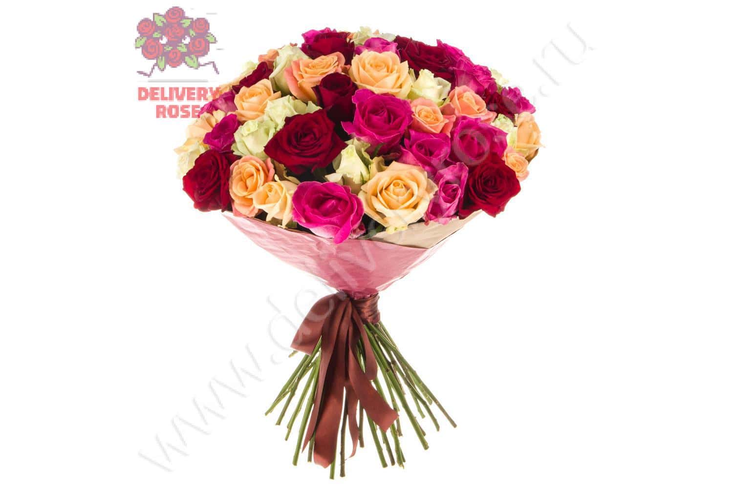 Цветочное Поппури - 51 роза