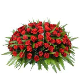 Корзина «101 алая роза Эль Торо»