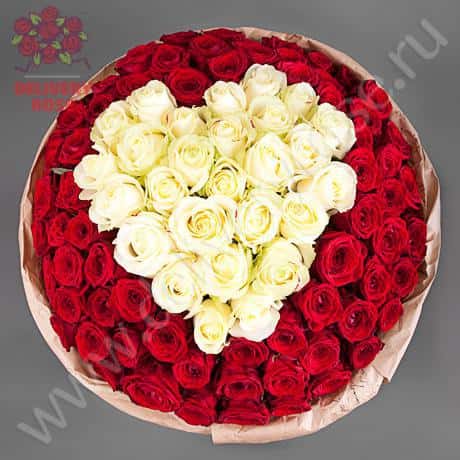 Букет «Влюбленный» из 101 розы