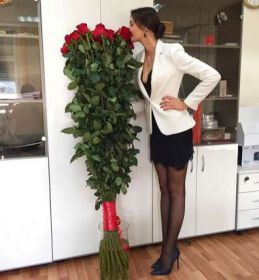 31 гигантская Красная роза 160 см 