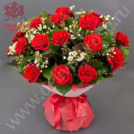 Букет красных роз «Признательность»