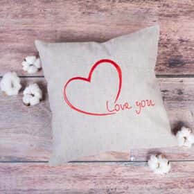 Подушка «Люблю тебя»