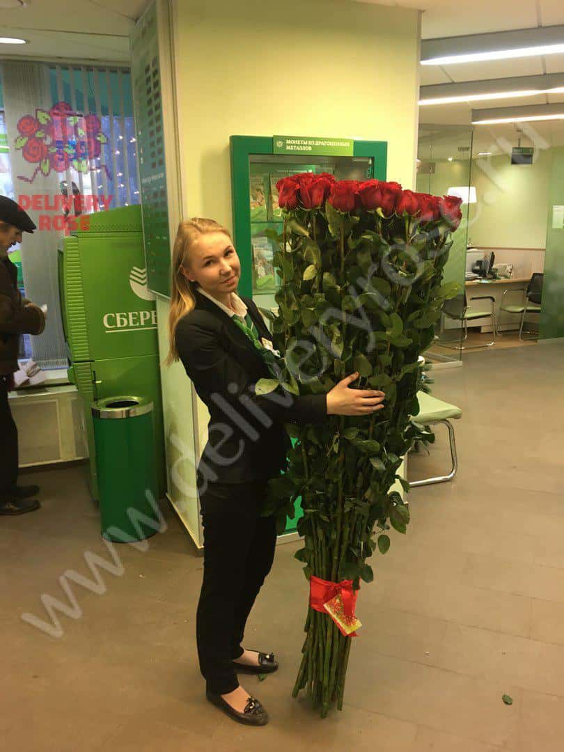 51 гигантская роза 180см